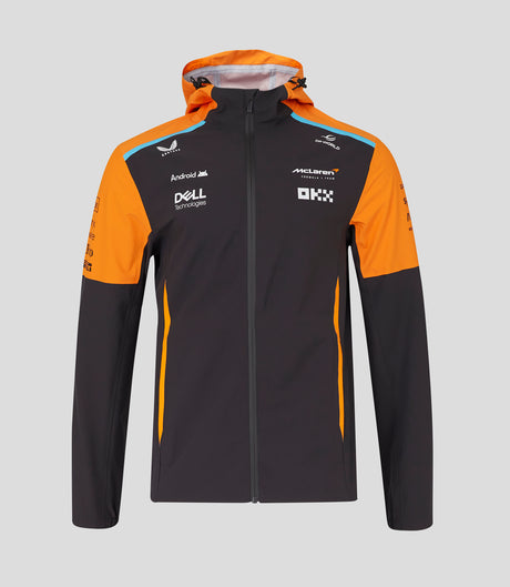 McLaren jacket, Castore, team, lightweight rain, gray, 2024 - FansBRANDS®