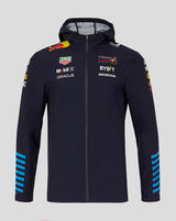 Red Bull jacket, Castore, team, water resistant, blue, 2024