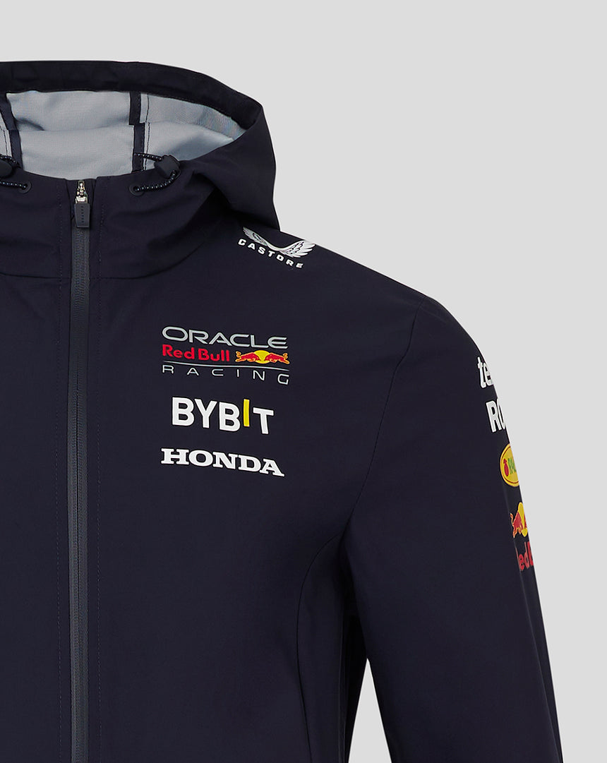 Blue Red Bull jacket front with racing text