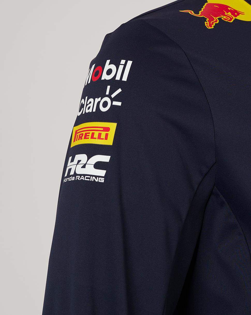 Red Bull jacket, Castore, team, softshell, blue, 2024