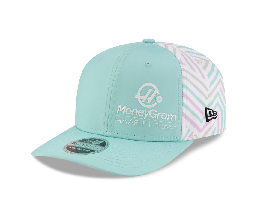 Gorra Haas F1 Miami 9SEVENTY, negra 🔥