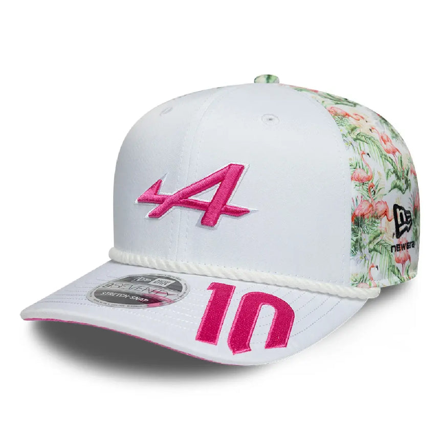 Alpine cap, team, Pierre Gasly, 9SEVENTY, New Era, Miami Special Edition, white, 2026