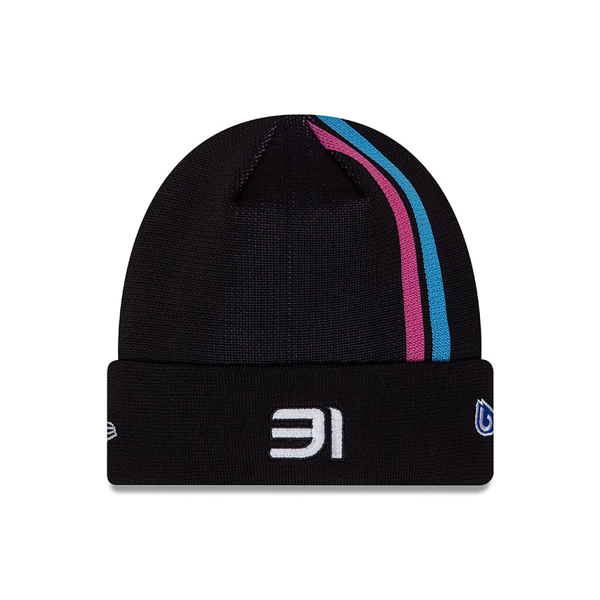 Gorra Alpine, New Era, Esteban Ocon, gorro, adulto, negro, 2024