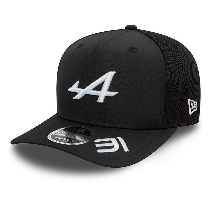 Gorra Alpine, New Era, Esteban Ocon, 9FIFTY, Adulto, Negro, 2024