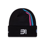 Alpine cap, New Era, Esteban Ocon, beanie, Kids, black, 2024