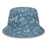 Alpine bucket hat, New Era, floral, blue