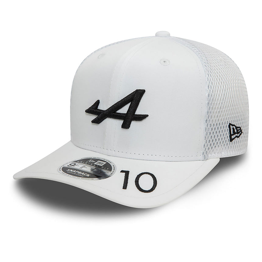 Gorra alpina, New Era, Pierre Gasly, 9FIFTY, Adulto, Blanco, 2024