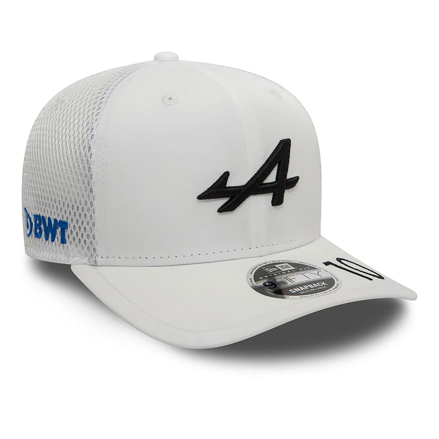 Gorra alpina, New Era, Pierre Gasly, 9FIFTY, Adulto, Blanco, 2024
