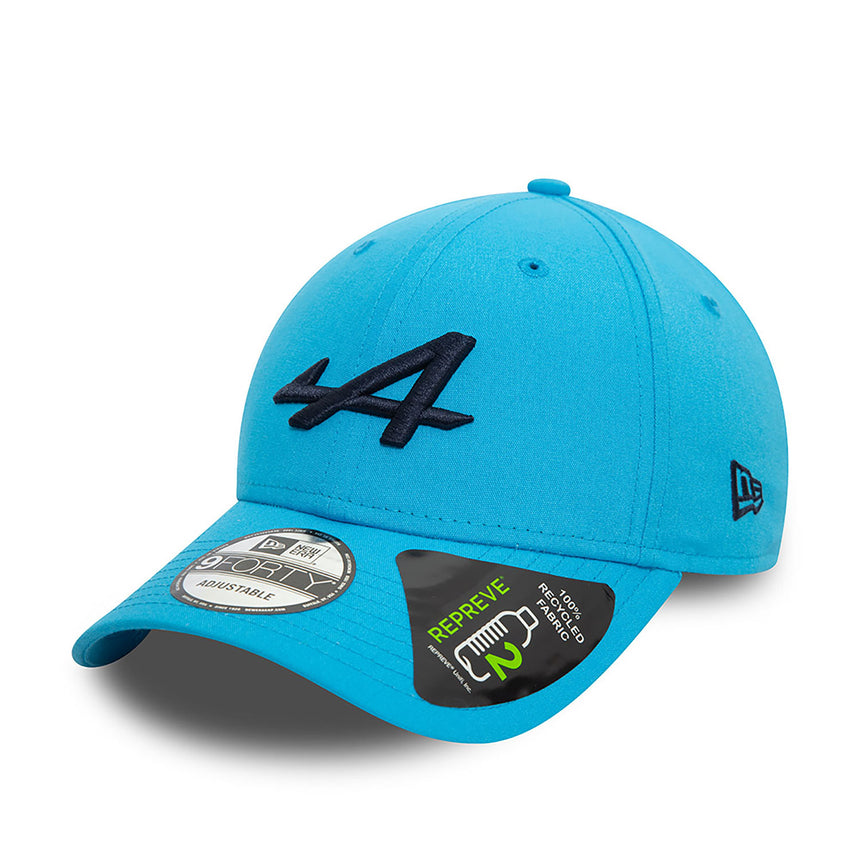 Gorra Alpine, NEW ERA, 9FORTY, essential, repreve, azul