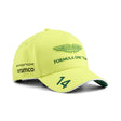 Aston Martin cap, team, Fernando Alonso, Puma, lime, 2026