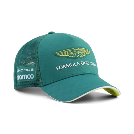 Aston Martin cap, team, Lance Stroll, Puma, green, 2026
