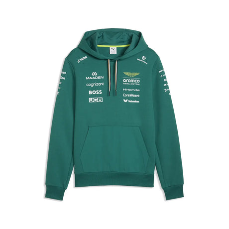 Aston Martin hoodie, team, Puma, green, 2026