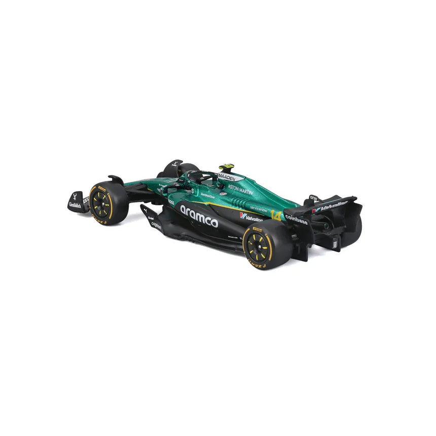 Aston Martin AMR25 model car side view.