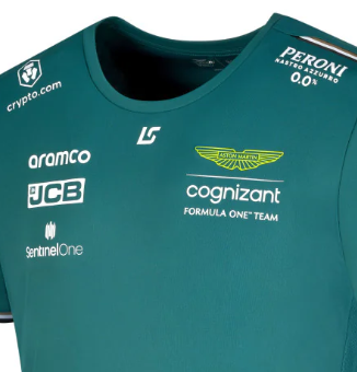 Aston Martin Aramco Cognizant F1 Official Team Driver T-Shirt, Lance Stroll, 2023