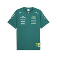 Aston Martin t-shirt, Lance Stroll, team, Puma, green, 2026