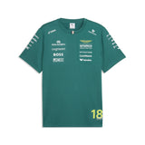 Aston Martin t-shirt, Lance Stroll, team, Puma, green, 2026