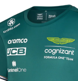 Camiseta oficial del equipo Aston Martin Aramco Cognizant F1 para niños, 2023