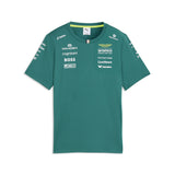 Aston Martin t-shirt, team, womens, Puma, green, 2026