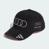 Audi adidas cap, team, Nico Hülkenberg, black, 2026
