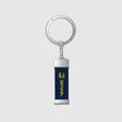 Ayrton Senna keychain, signatured, blue