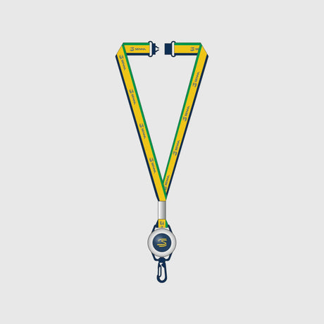 Ayrton Senna lanyard, blue