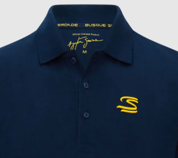 Polo Ayrton Senna para hombre, azul