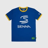 Ayrton Senna t-shirt, legacy, blue
