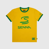 Ayrton Senna t-shirt, legacy, yellow