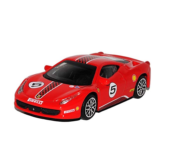 Ferrari Model car, 458 Challenge, 1:43 scale, Red, 2018