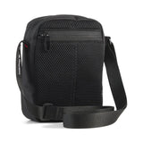 Black shoulder bag with mesh back panel, Puma.