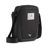 Black shoulder bag with BMW Motorsport logo, Puma brand.