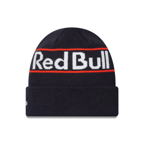 Red Bull Racing Team Wordmark Cuff Knit Cap, White 🔥