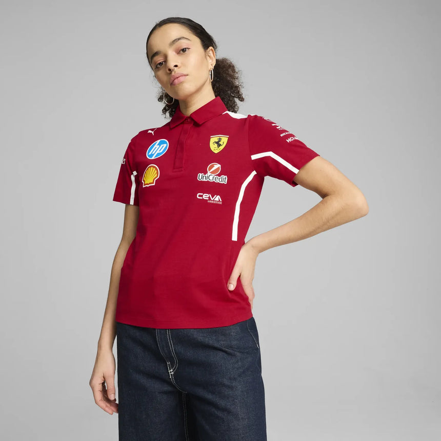 Polo del equipo Ferrari para mujer 🔥