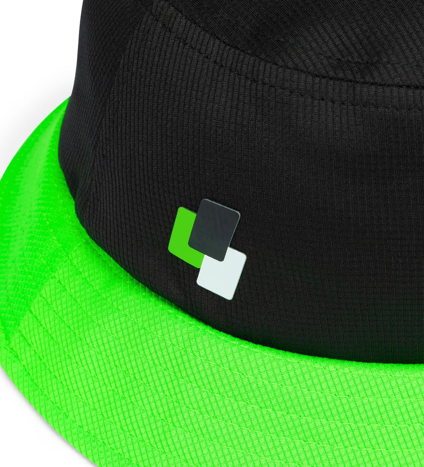 Gorra de pescador Kick Sauber, CODE ZERO, equipo, carrera, negra, 2024