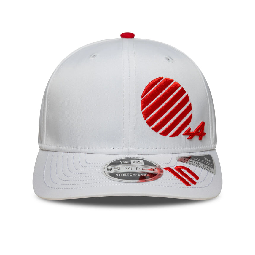 Gorra Alpine Pierre Gasly Japan 9Seventy, blanca 🔥