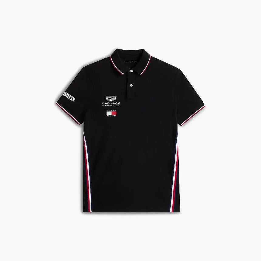 Cadillac F1 polo, team, Tommy Hilfiger, balck, 2026