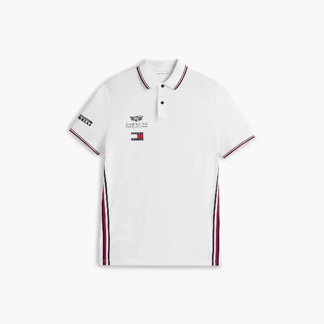 Cadillac F1 polo, team, Tommy Hilfiger, white, 2026