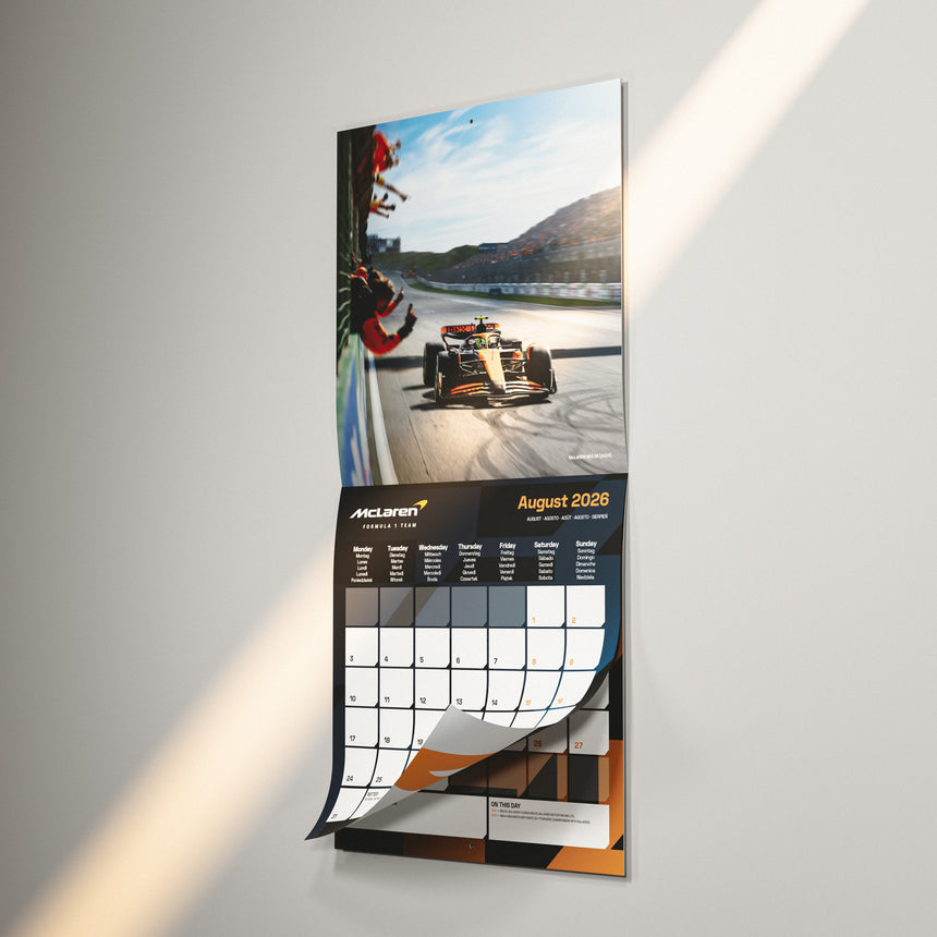 McLaren Formula 1 Team - Official Calendar - 2026