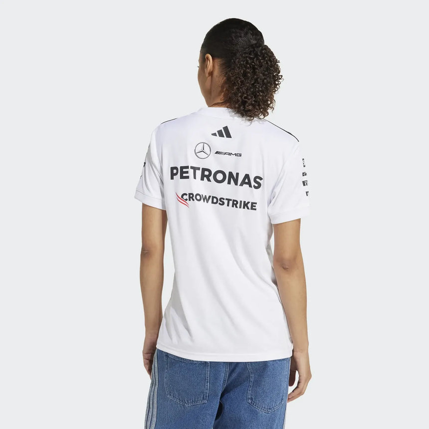 Camiseta de manga corta de piloto de Mercedes para mujer 🔥