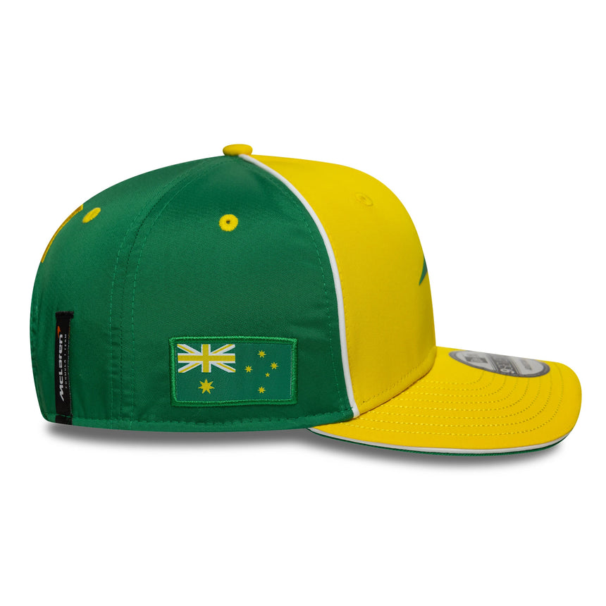 Gorra McLaren Australia Oscar Piastri 9SEVENTY SS, verde 🔥