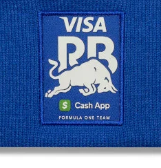 Gorro de punto con puños anchos VisaRB Yuki Tsunoda, blanco 🔥