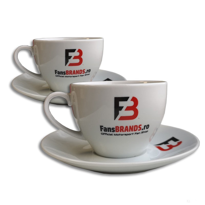 FansBRANDS Tea Cup, White, 2 pcs - RO