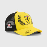 Ferrari cap, Lewis Hamilton, trucker, silverstone special edition, Puma, Yellow, 2026