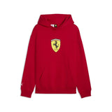 Ferrari hoodie, shield, red