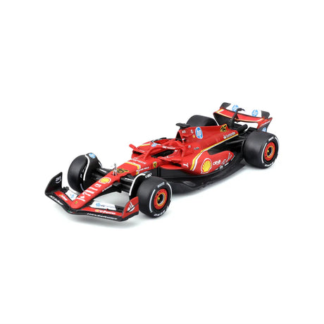 Ferrari model car, SF24, bburago, #16 Charles Leclerc, Monaco Winner, red