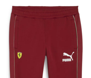 Ferrari pants, Puma, Race Iconic T7 Track, red