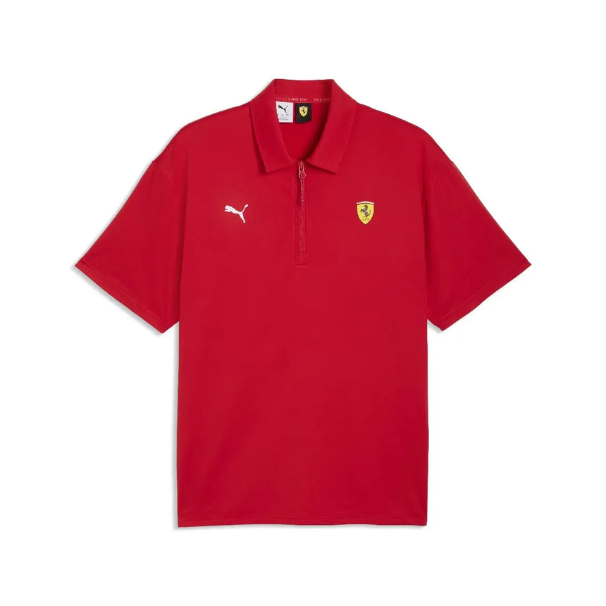 Ferrari polo, cloudspun, red