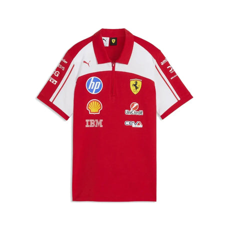 Ferrari polo, team, womens, red