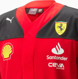 Camiseta de béisbol para hombre del equipo Ferrari, roja, 2023
