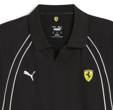 Ferrari polo, Puma, carrera, negro